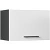 Vicco Pensile da cucina Fame-Line, Bianco lucido/Antracite, 60 cm, per la combinazione con altri moduli della serie Fame-Line