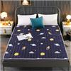 hxoity Materasso Futon Ultra Sottile Poliestere Pieghevole Tatami Tappeto Pavimento Pelle Amica Spazzolato Tutte Stagioni Portatile Dormitorio Studenti Cartoon Morbido Antiscivolo Poltrona Letto Traspirante