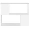 HEFZGDB Mobile TV Bianco 80x24x63 cm in Truciolato Mobiletto Porta Tv Mobile Tv Soggiorno Mobile Basso Tv Tavolino Tv per Camera Studio Cucina Camera Da Letto Camera