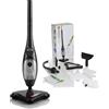 H2O X5+ Scopa a Vapore 5 in 1 e Pulitore Portatile - Per Pavimenti, Tappeti, Vetri e Tessuti - 1500W, Senza Prodotti Chimici (Nero)