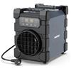 DAHTEC Termoventilatore Professionale 3000W - Stufetta Elettrica - ECO & Involucro Robusto in Acciaio - WIFI, Telecomando Senza Fili, Display Digitale