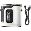 Nuyhadds Ventilatore In Vita - Dispositivo Di Raffreddamento Indossabile Ricaricabile A 5 Velocità Da 3600 MAh, Circolatore D'aria Personale Con Cintura Per Camicia Portatile | Ventilatore Da Esterno Compatto