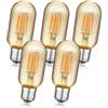 Ruiandsion Lampadina E27 2200K Luce Calda, 12-24V per Illuminazione Sotto Mobile Cucina, Specchio Bagno, Lampada Ventilatore Estrazione, Confezione da 5 pezzi