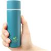 LYXBOFC Mini borraccia isotermica bottiglia isolata da 150 ml, facile da trasportare, riutilizzabile, per ufficio, casa (blu)