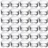 GOLDEAL 30 portacandele piccoli in vetro trasparente, portacandele da utilizzare per matrimoni, feste, cene, per lumini da 3,8 cm. così come stampo per candele..