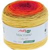 Stafil Filato Macramè Cake Ball Effetto Sfumato Ø 2 mm 250 g 220 m Giallo Arancio Rosso