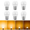 Linkind Dimmerabile Lampadine LED B22 Golf P45/G45, 5W(Equivalenti a 40 W), Luce Bianca Calda 2700K, 470 Lumen, Pacco da 6