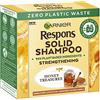 Garnier Respons Solid Shampoo Honey Treasures Strengthening Bar, Formula 94% plant-based for Dry & Damaged Hair, Eco-Friendly Plastic-Free Shampoo Bar with Honey Extract Pack OF 3