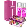CARAVAN FRAGANCIAS Caravan - Set di 2 fragranze da donna n. 50 + scatola regalo Caravan + Joyfull scatola di tè piramidale