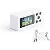 Sxhlseller Fotocamera retrò per Pollice, Fotocamera Digitale con Portachiavi Video 1080P con Schermo da 0,96 Pollici con Design Pendente per la Registrazione di Concerti di Viaggio (WHITE)