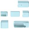 ZEPFJHE Custodia protettiva in silicone per Pocket 3 Sleeve Case Cover Action Camera Copertura Completa Housing Protector Accessori Copertura Copertura