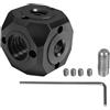 Ijksbehjf Universale Treppiedi Adattatore Foro Vite Magics Cubic Mount per Braccio Articolato Microfoni Monitor Universale Joint Adapter