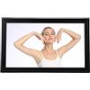 CFTGIW Cornice Fotografica Digitale Touch Screen da 21,5 Pollici Full HD WiFi Cornice Intelligente con Sensore di gravità a Rotazione Automatica Spazio di Archiviazione da 32 GB (Spina europea)