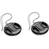 Panlouting 2 Pezzi | Copriobiettivo per Obiettivi Fotocamera | Tappo Protettivo con Cordino | Compatibile con Obiettivi con Filettatura Filtro 82mm | Compatibile con Canon EF 24-70mm f2.8L, EF 16-35mm f2.8