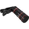 JOINPAYA Lente Telescopica Diametro 16mm per Smartphone 8x con Clip Facile da Installare, Obiettivo in Plastica e Vetro Zoom Ottico per Foto Nitide e Dettagliate