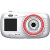 EpheyFIF Fotocamera digitale a doppio schermo con risoluzione 2,5 K con zoom 16x, immagini da 48 MP, supporto di archiviazione da 256 GB e condivisione WiFi in tempo reale (bianco)