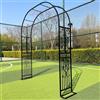 Rytgdxss Arco per Rose in Metallo,Arco per Rampicanti,Struttura Da Giardino Per Rose E Glicine,Supporto Rampicante Decorativo(L180xW40xH230cm)