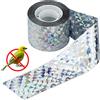 Rupeca 60m x 4,8 Uccello Nastro Repellente - Scaccia Piccioni - Antiuccelli Dissuasore Riflettente Nastri - Effaroucheur Pigeons