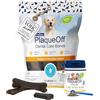 ProDen PlaqueOff Kit per Cani Medi e Grandi: Polvere Dentale 60g + 13 Dental Bones Pollo e Zucca, Rimuove Placca, Tartaro e Alito Cattivo, Supporta Denti Puliti e Gengive Sane