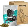 Geloren Additivi per cavalli per giunti HA - Acido ialuronico - Cubi di gelatina naturale per cavalli, per la fornitura di legamenti e articolazioni mela 3 x 450 g