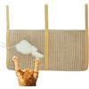 Generico Tapis À Griffes Chat - Couverture Adhésive Sisal Enroulable, Griffoir Pied Table Protection | Tapis Adhésif Sisal Pour Chat, Griffoir Enroulable Pour Pied Table, Canapé, Races Petites Moyennes