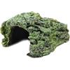 TOPINCN Fish Hiding Cave Aquarium Atomico Non tossico Simulazione Tartaruga Tartaruga Rettile Crogiolarsi Nascondi Ornamento Decorazione Acquario(Piccolo)
