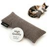 LucyBalu® Kick Bunny Cuscino con erba gatta in velluto a coste I Antracite