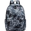 Pengniao Zaini Scuola Media Superiore Zaino Scolastici Liceo per Medie Superiori Ragazza Ragazzo Zainetti per Ragazze Zainetto Borse Cartelle Scuola PC Donna Università Impermeabile Casual Grande Nero