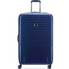 Delsey VALIGIA TROLLEY 4 DOPPIE RUOTE 76 CM, Blu Acciaio