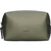 RAINS Wash Bag Small - Pochette Impermeabile Minimalista e Compatto (Colore Marsh)