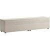 xonox.home - Mobile basso Beach 180 x 36 x 34 cm Kashmir beige | 2 ante con ammortizzatore, mobile basso utilizzabile in piedi o sospeso, moderno, flessibile, salvaspazio