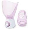 Beurer FS 60 Sauna per il Viso Multifunzione 3 in 1, Pulizia del Viso, Aromaterapia e Inalazione con Serbatoio per Essenze Profumate, 2 Livelli di Potenza e Bicchiere Graduato