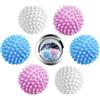 FainFun 6 pezzi Palline Asciugatrice, Palla Riutilizzabili per Lavatrice, Cpalline Asciugatrice Antipiega per Piumini Plastica, Dryer Balls per Lavatrice e Asciugatrice, Anti-Winding