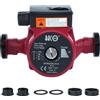 BACOENG Pompa di Circolatore Riscaldamento RS 25/6-180 Pompa di Ricircolo Acqua Calda Sanitaria 220V/50 Hz
