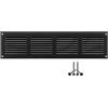 LIRAST 400x100mm Griglie D'Aerazione/Ventilazione in Metallo Antracite - Griglia D'aria con Rete Anti Insetti