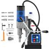 ZELCAN 1550W Trapano a Colonna Magnetico con 6 Punte 13000N Trapano Magnetico a Foratura di 50mm Corsa di 23cm 580 rpm Controllo Reversibile Velocità Continuo per Superfici Metalliche