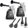 STAHLWERK 2 x pistola per pulizia ad aria compressa RP-90 ST con effetto tornado pulitore ad aria compressa | detergente interno | pistola per lavaggio | pistola di scarico auto per pulire