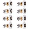LESOLEIL LLESOLEIL Rotelle per la Porta Della Doccia - 27mm Rotelline per Rulli Box Doccia Ricambi per Porte Scorrevoli Doccia Cuscinetti Rullo 8 pezzi