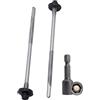 SKIR'CO (25 pz) Viti Autoforanti Verniciate 5,5 x 140 mm con Rondelle in EPDM per Pannelli Sandwich, Testa Esagonale (Grigio Antracite, RAL 7016)