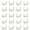 TONGIHS 20 pezzi Clip fisse a forma di U Clip, Fascette Stringitubo, Clip per Tubi, per fissare tubi in acciaio inossidabile, tubi in plastica, tubi in gomma, tubi del gas