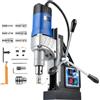 ZELCAN 1550W Trapano Magnetico con 6 Punte 13000N Trapano a Colonna Magnetico Portatile a Diametro di 50mm con 580 rpm Controllo Reversibile Velocità Continuo per Superfici Metalliche