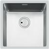 FOSTER Lavello Cucina 1 Vasca da Incasso Filotop Larghezza 44 cm materiale Acciaio Inox finitura Spazzolato - 3356 050 S4001