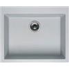 ELLECI Lavello Cucina Fragranite 1 Vasca Incasso Larghezza 57 cm materiale Granitek colore Titanio 68 - LGQ10568 Quadra 105 Serie Quadra