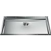 FOSTER Phantom Base 71 Lavello Cucina Una Vasca Da Incasso Rettangolare in Acciaio inox colore Acciaio - 5557240