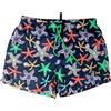 F**K Costume da Bagno Short da Uomo Marchio, Modello FK24-2040, Realizzato in Sintetico. Blu Multicolore