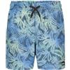 Quiksilver Volley Swim Trunks with UPF 50+ Sun Protection, Quick Dry Bathing Suit Shorts Costume a Pantaloncino, Mari Tempestosi, 10-12 Bambini e Ragazzi