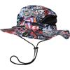 SANTA CRUZ Cappello Cowboy College Boonie Hat con Pannelli di areazione Laterali e Cordino di Tenuta One Size Unisex