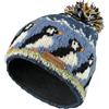 Pachamama Berretto da donna in lana, foderato a mano, multicolore, taglia unica, extra caldo, commercio equo e solidale, Blu, Nero, Bianco, Verde, Arancione, Taglia unica