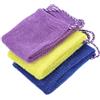 Healeved Scrub Esfoliante per Corpo e Spazzola Posteriore da Bagno, Set da 3 Pezzi Multicolore, Lavaggio Esfoliante Schiena per Uomo e Donna, Massaggio Rilassante e Stimolazione