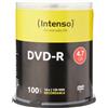 Intenso DVD-R 4,7GB 16x Speed, Confezione da 100 100er Spindel DVD-R (DVD)